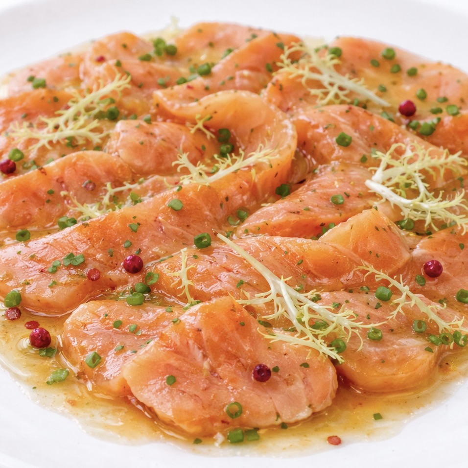 Carpaccio de truite