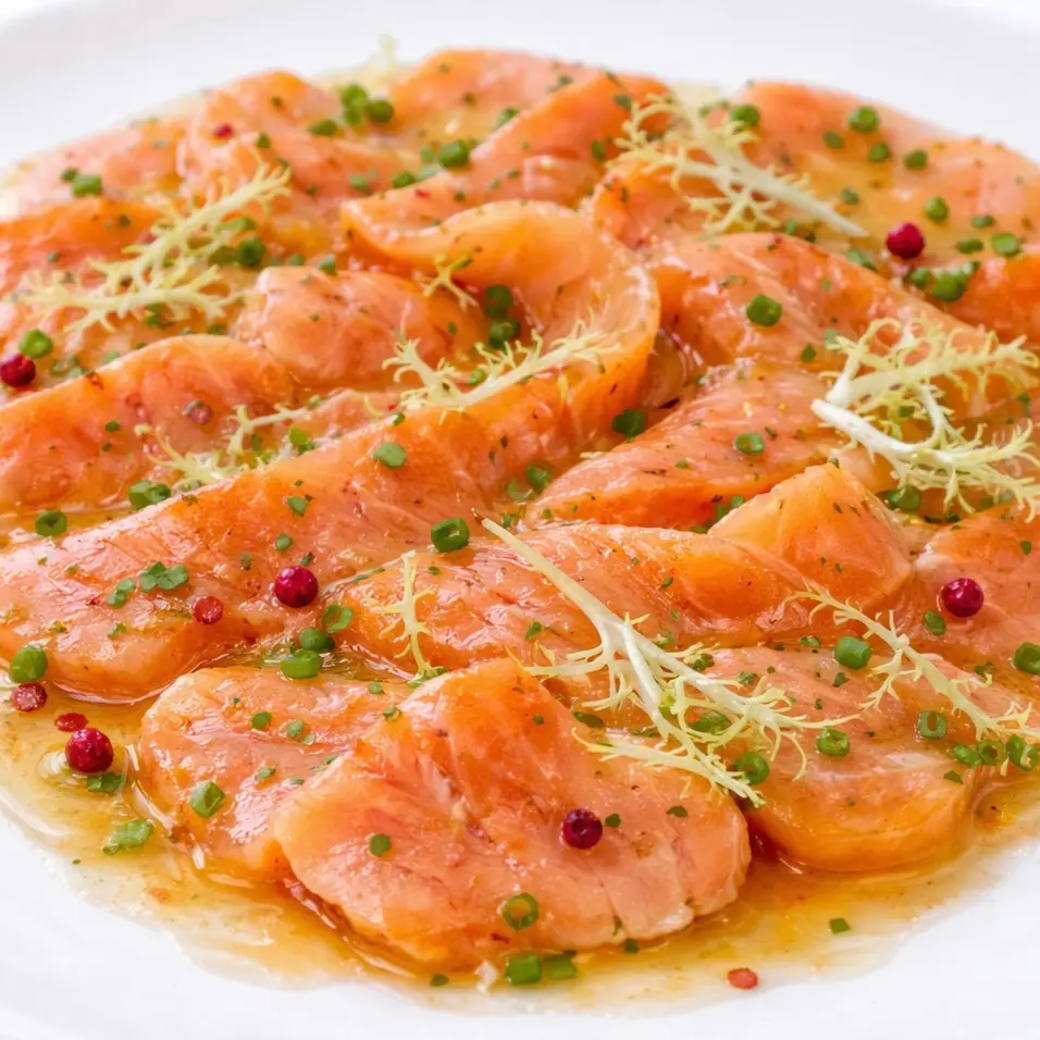 Carpaccio de truite